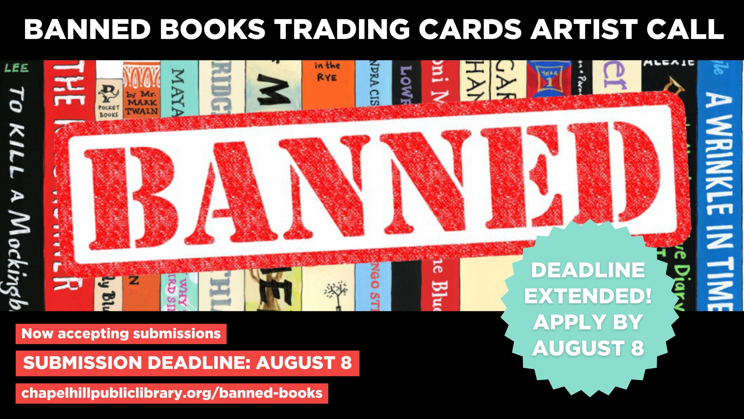 Banned Books Week Deadline Extended